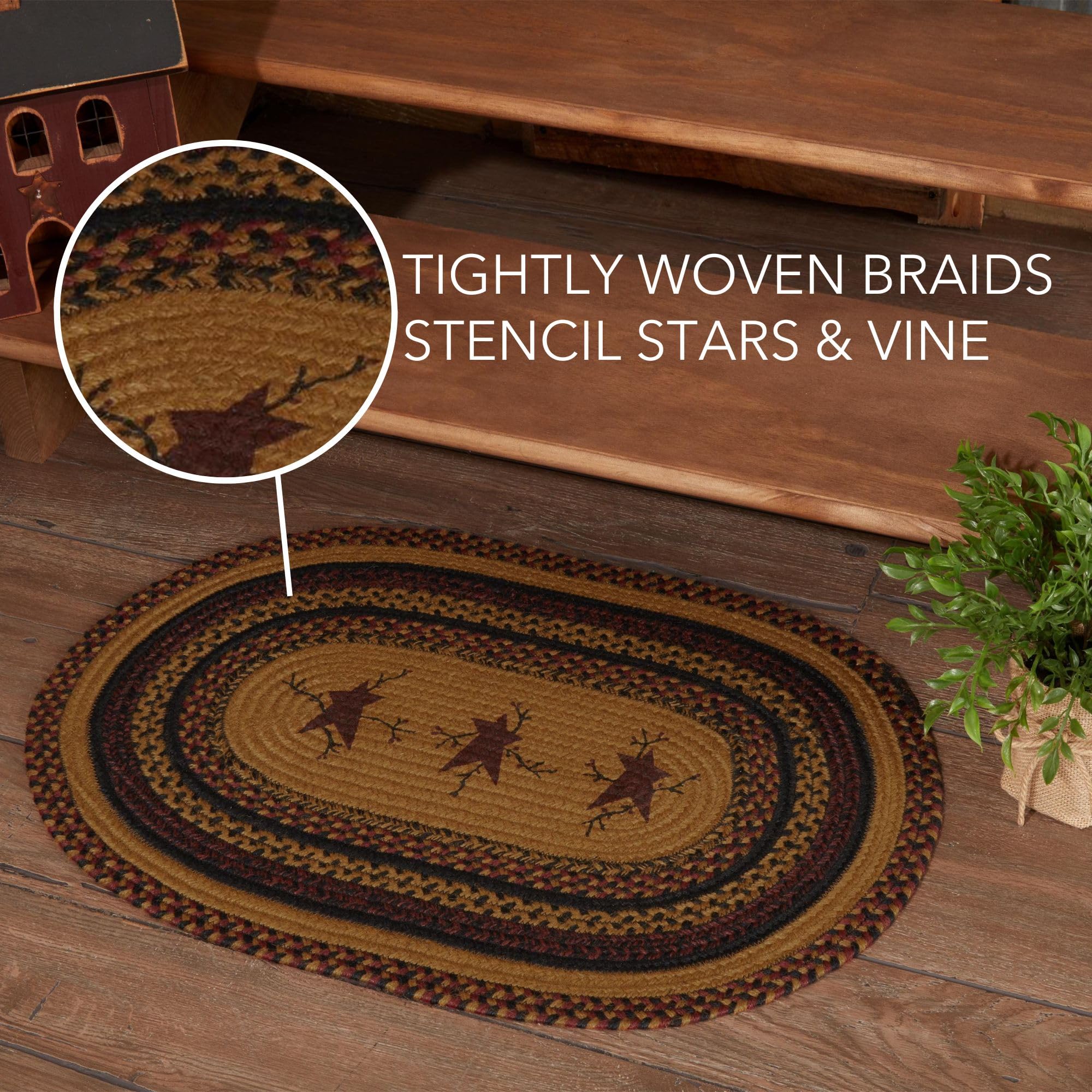 heritage modern rug carpet - 120×180cm Amazon.com: VHC Brands Heritage Farms Primitive Star and Pip